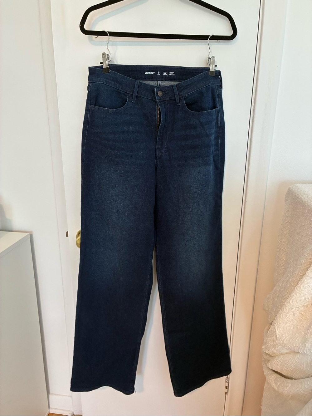 Old Navy Dark Indigo Wide Leg Jeans